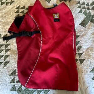 Ruffwear LARGE Red Light Loop Fleece Lined Outdoor Dog Vest Jacket